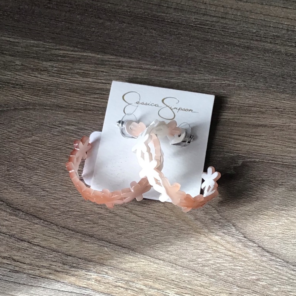 Jessica Simpson Ombré Hoop Earrings